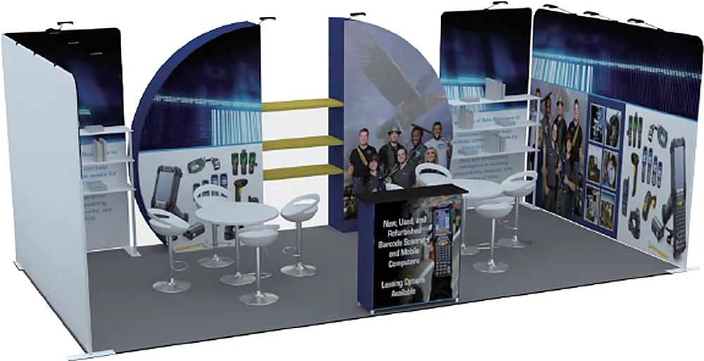 Booth 022 trade show booth design