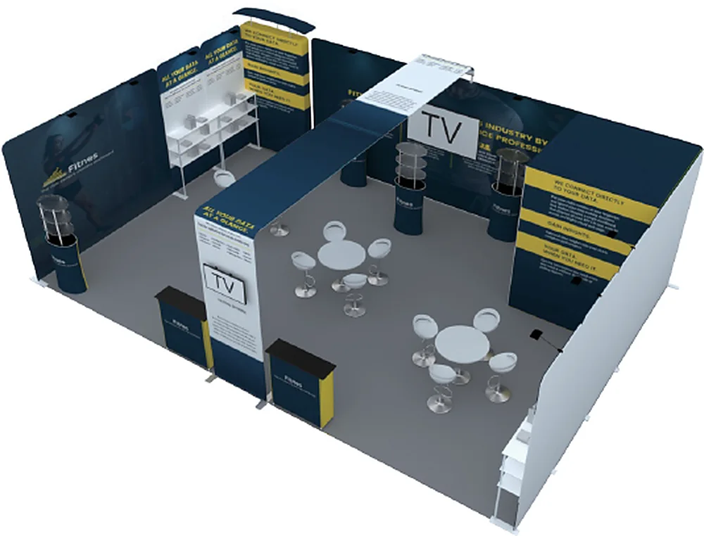 Booth 024 trade show booth design