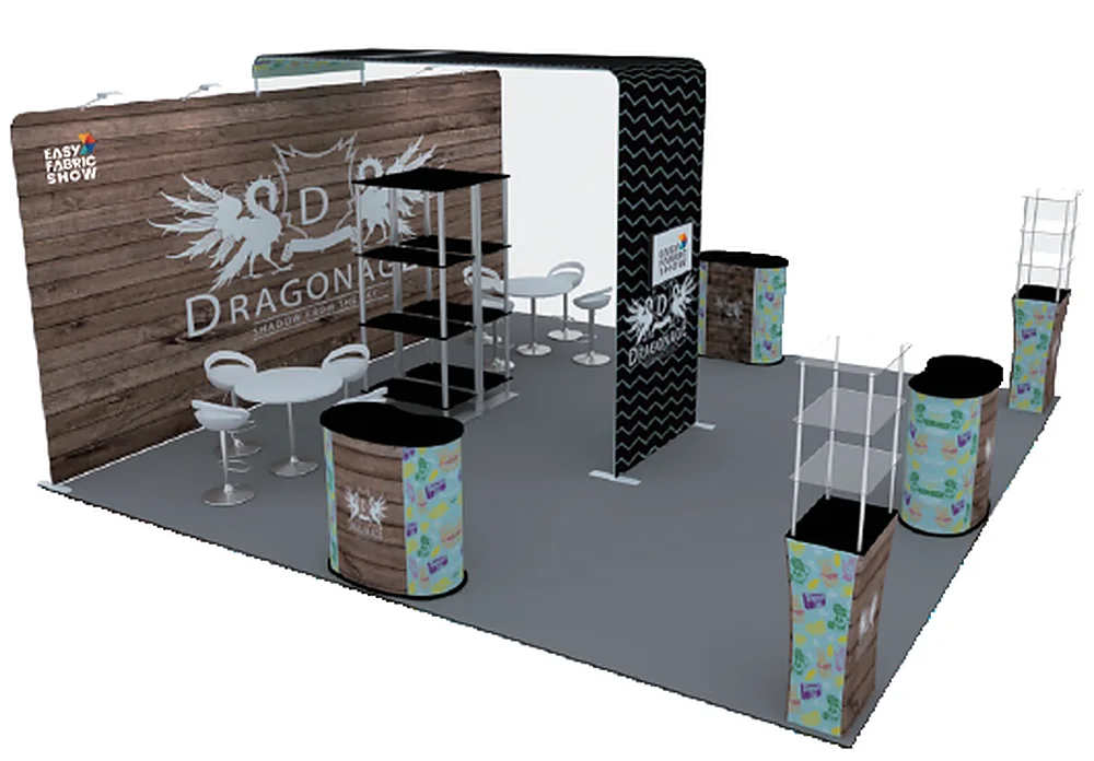 Booth 028 trade show booth design