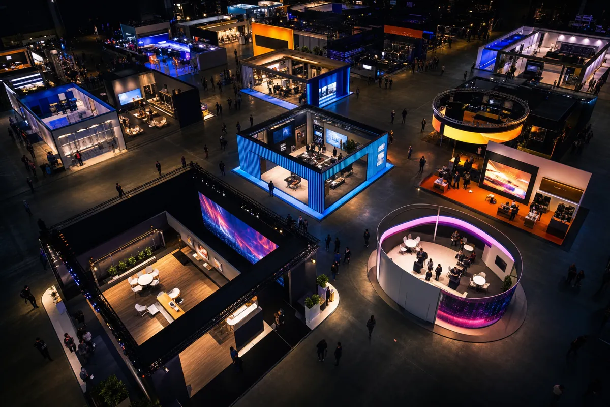 Trade Show Booth Sizes Explained: 10x10 to 40x40