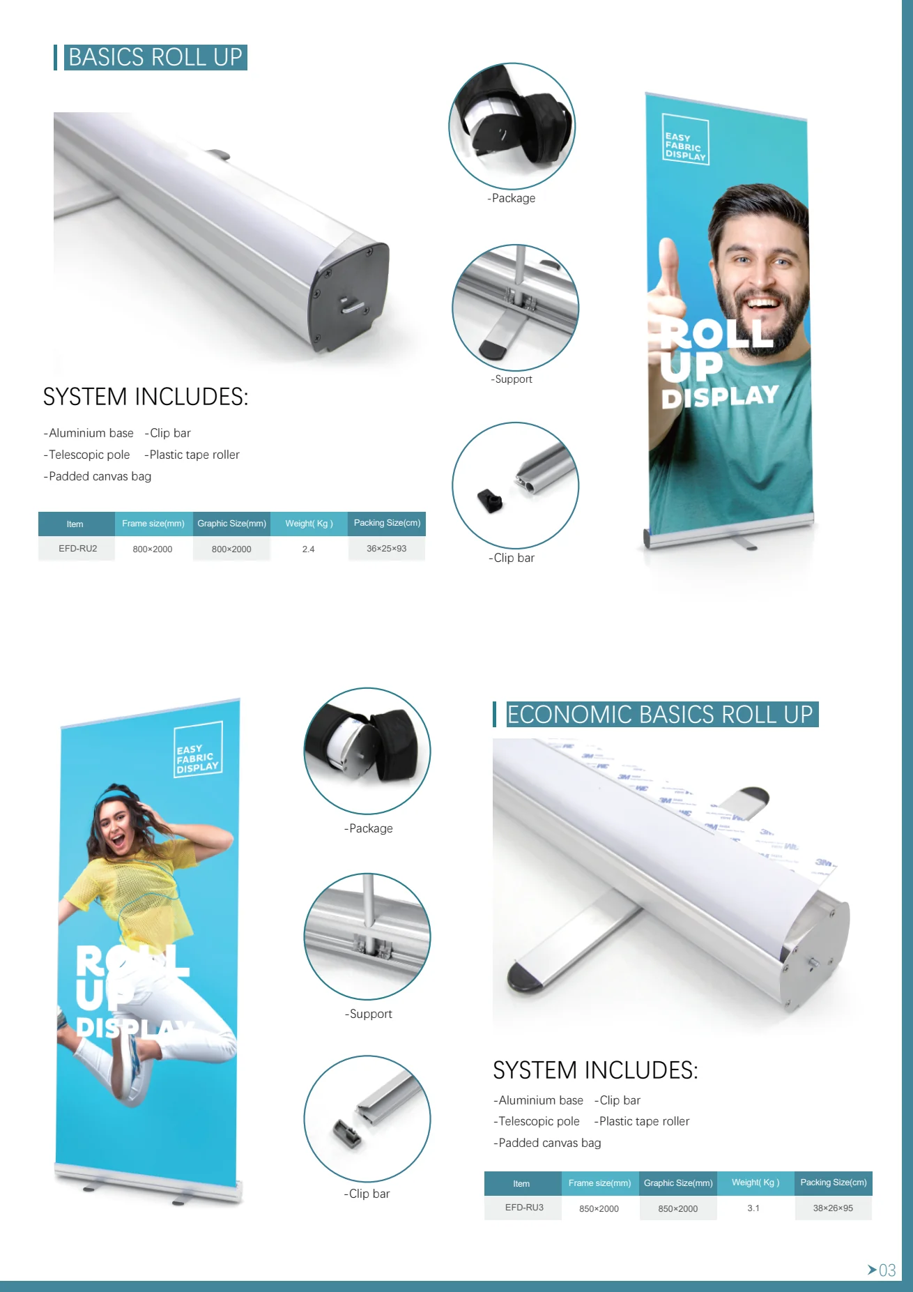 Basics Roll-Up Banner Stand — Las Vegas trade show display