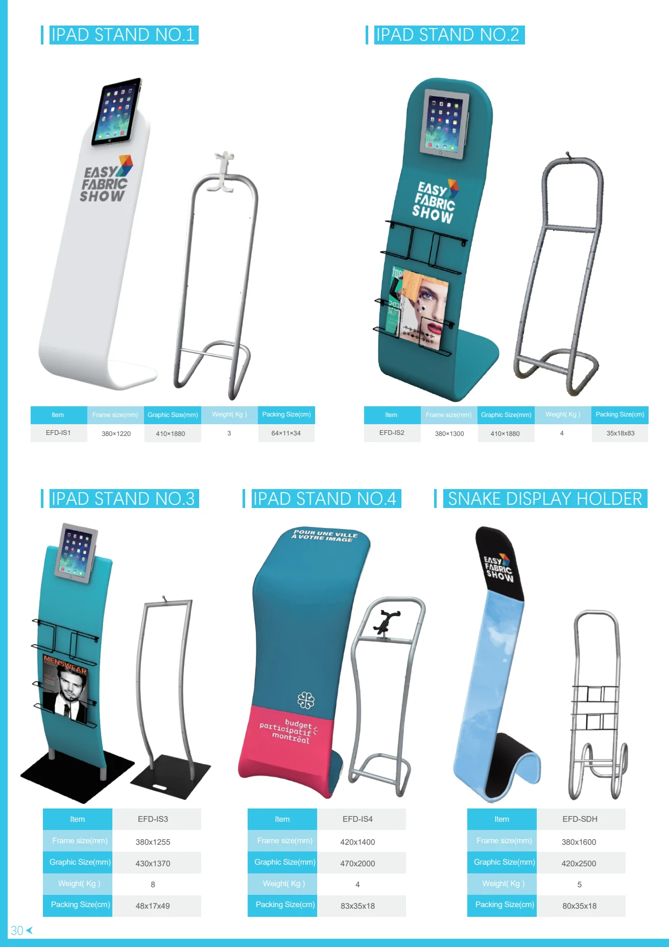 iPad Display Stand — Las Vegas trade show display