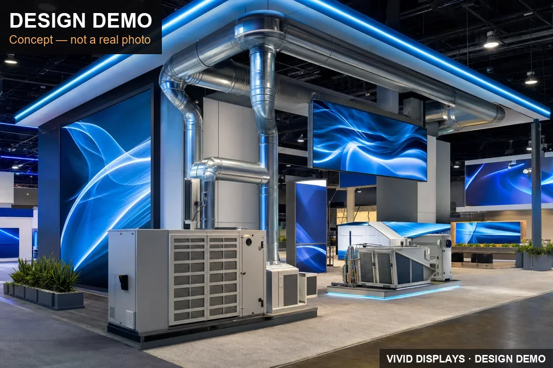 AHR Expo Las Vegas trade show floor