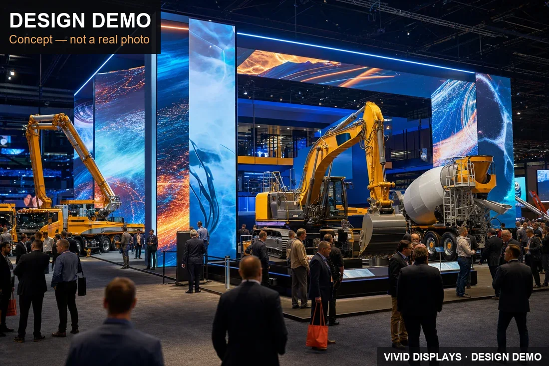ConExpo-Con/Agg Las Vegas trade show floor