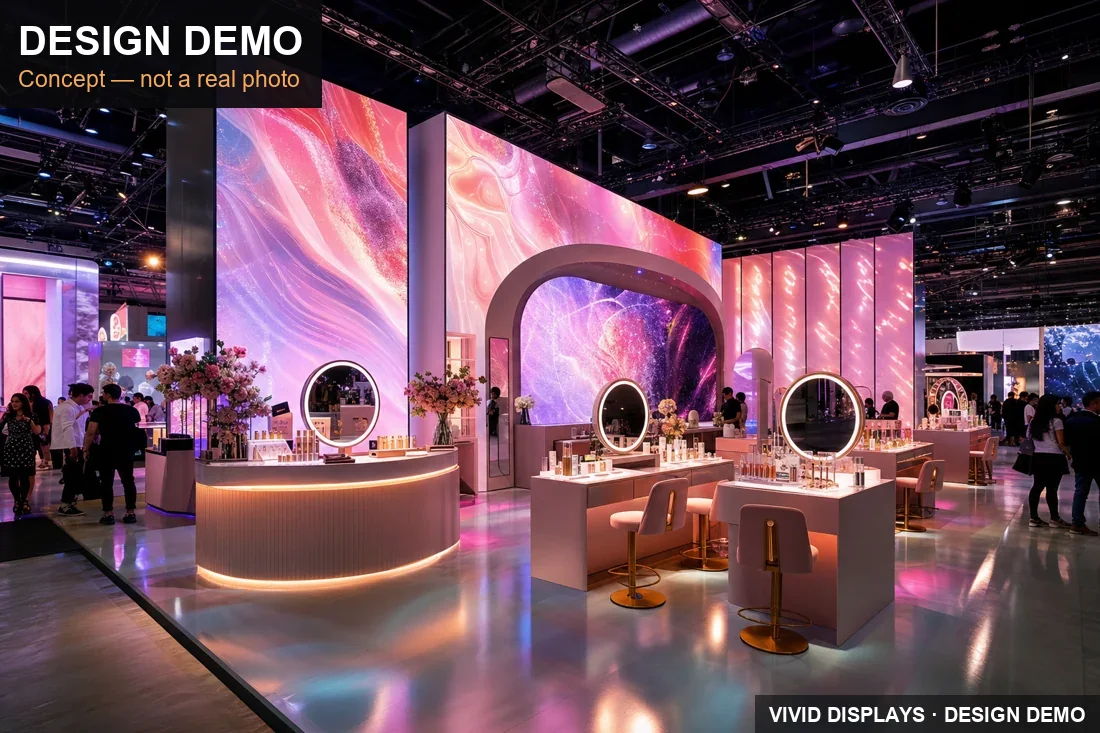 Cosmoprof North America Las Vegas trade show floor