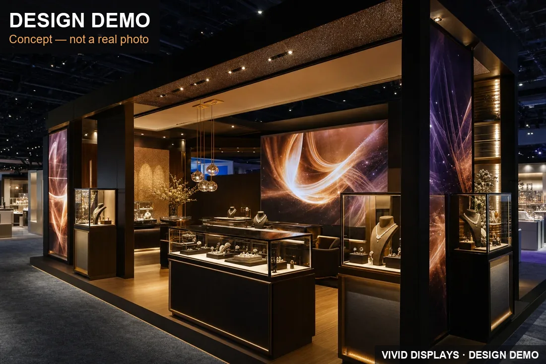 Couture Las Vegas trade show floor