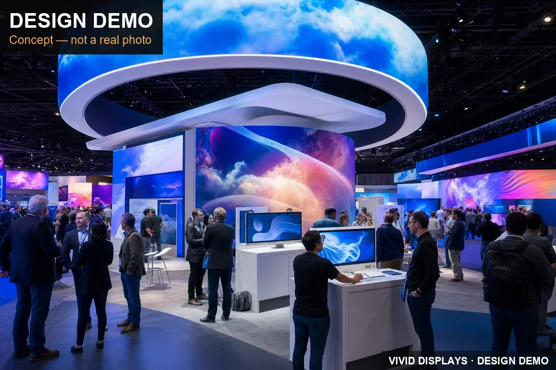 Google Cloud Next trade show booth in Las Vegas