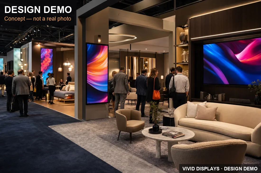 HD Expo trade show booth in Las Vegas