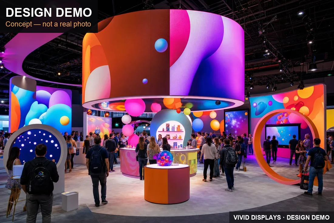 Licensing Expo trade show booth in Las Vegas