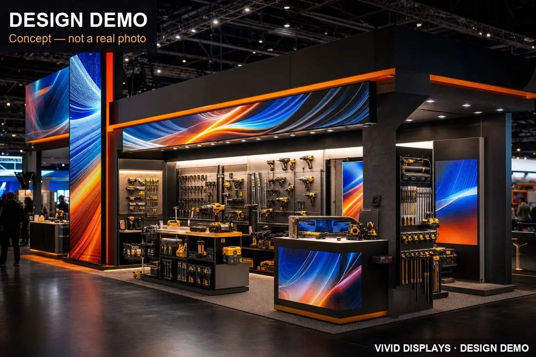 National Hardware Show Las Vegas trade show floor