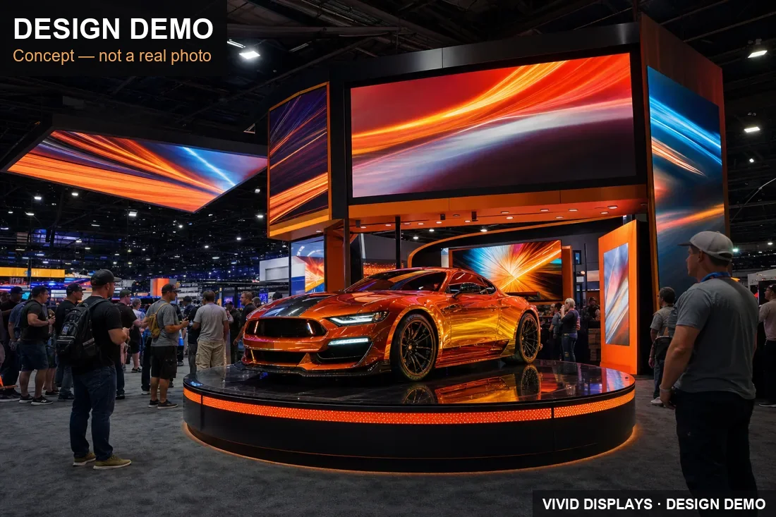 SEMA Show Las Vegas trade show floor