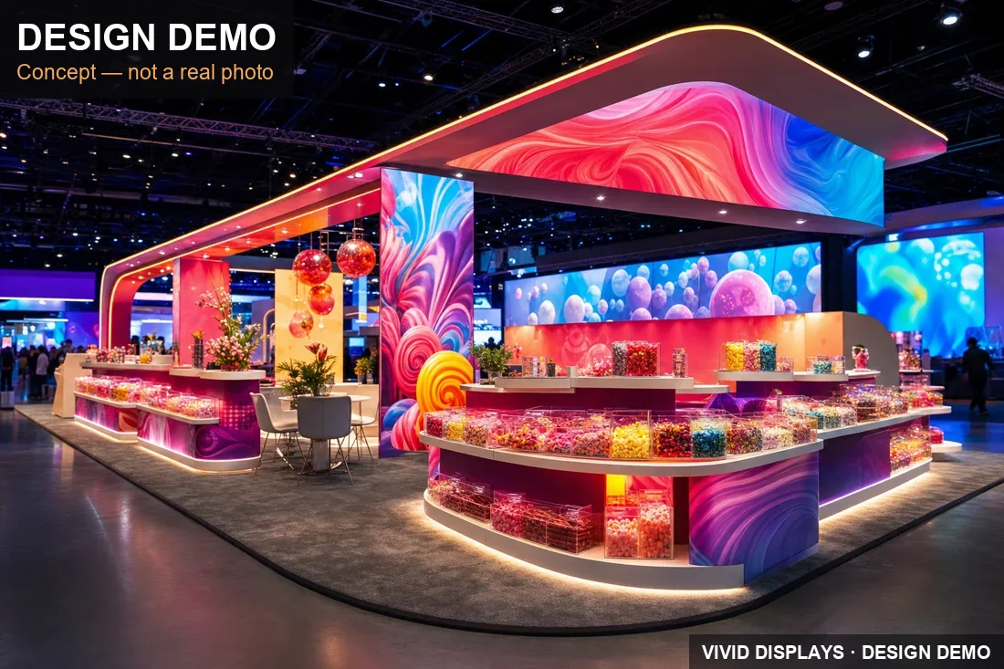 Sweets & Snacks Expo Las Vegas trade show floor