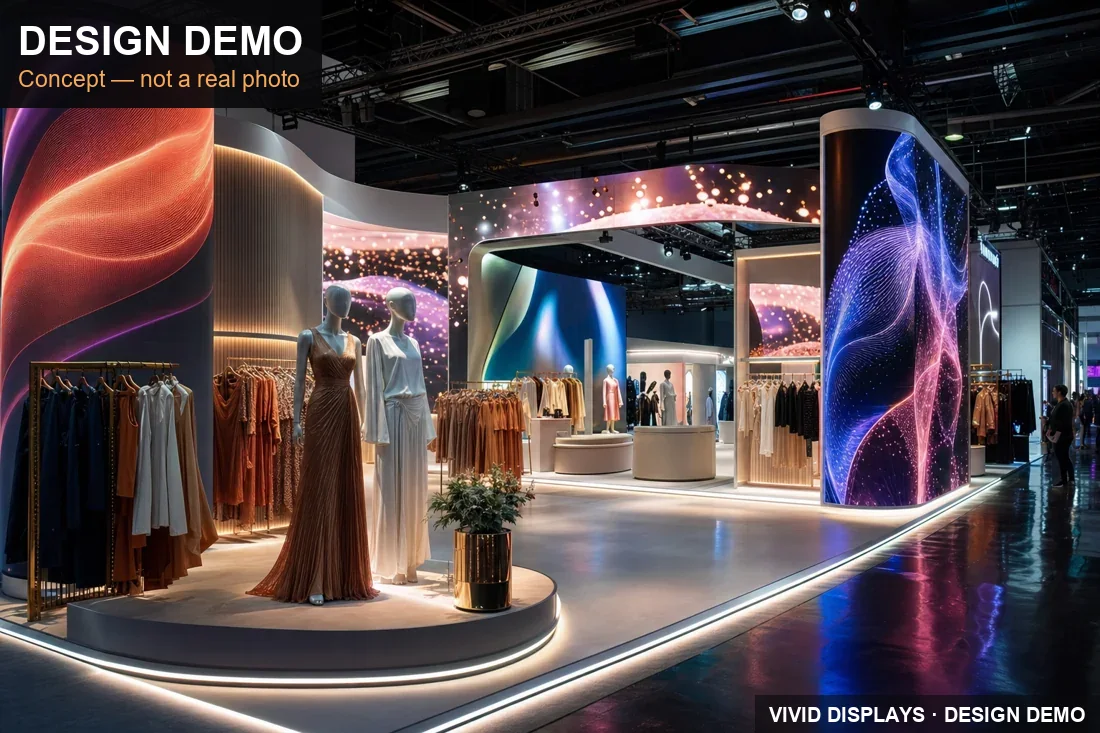 WWIN trade show booth in Las Vegas